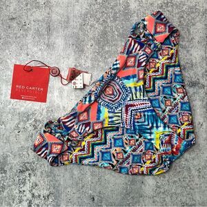 Red Carter Reversible Classic Brief Bikini Bottom 6